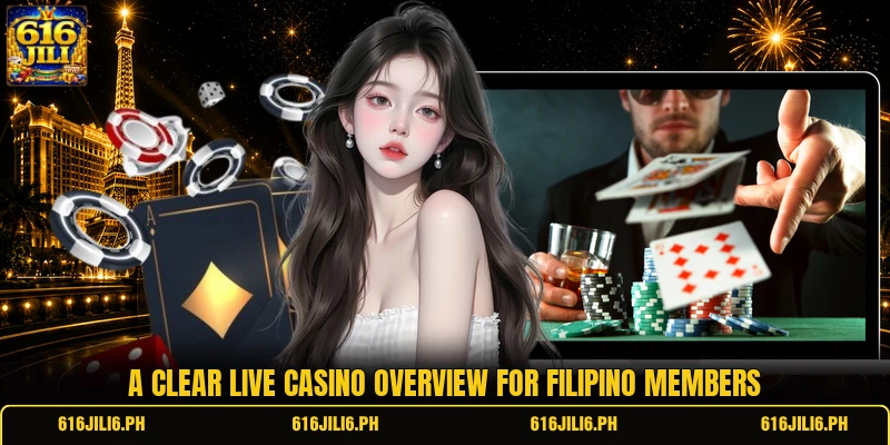 A clear live casino overview for Filipino members