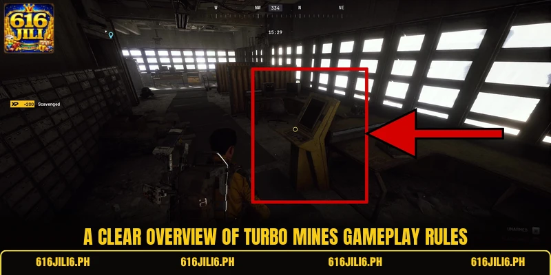 A clear overview of Turbo Mines gameplay rules