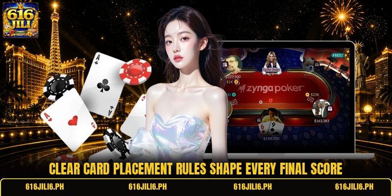 Clear card placement rules shape every final score