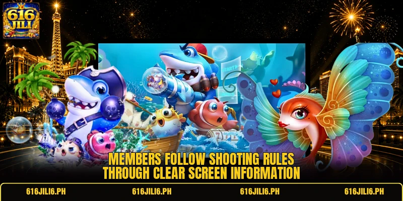 Members follow shooting rules through clear screen information