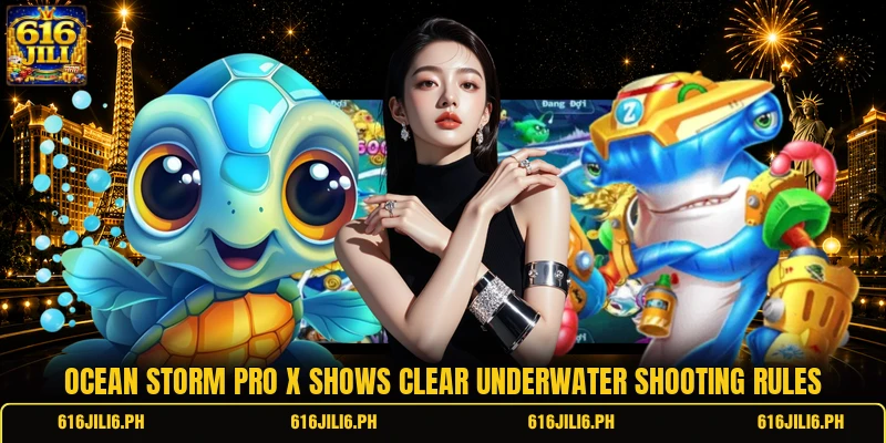 Ocean Storm Pro X shows clear underwater shooting rules