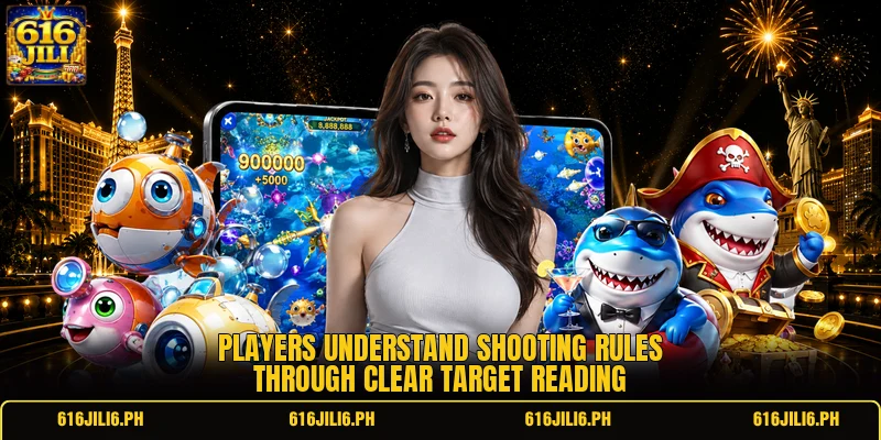 Players understand shooting rules through clear target reading