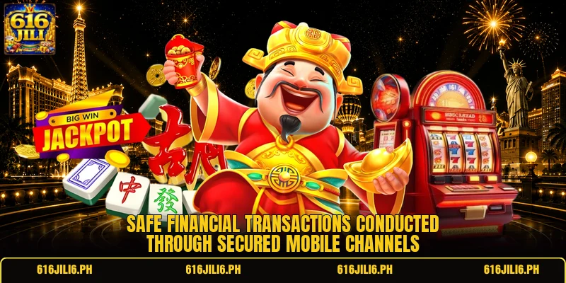 Safe financial transactions conducted through secured mobile channels