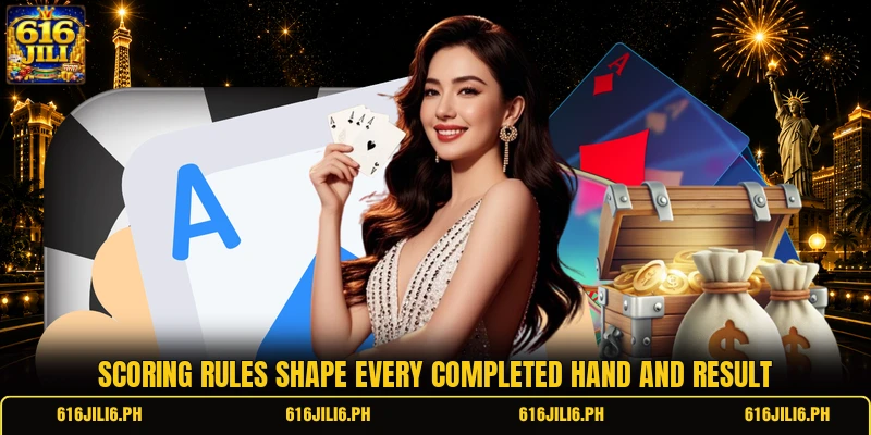 Scoring rules shape every completed hand and result