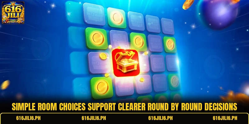 Simple room choices support clearer round by round decisions